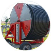 Fertirrigação em Confinamento - Carretel Enrolador